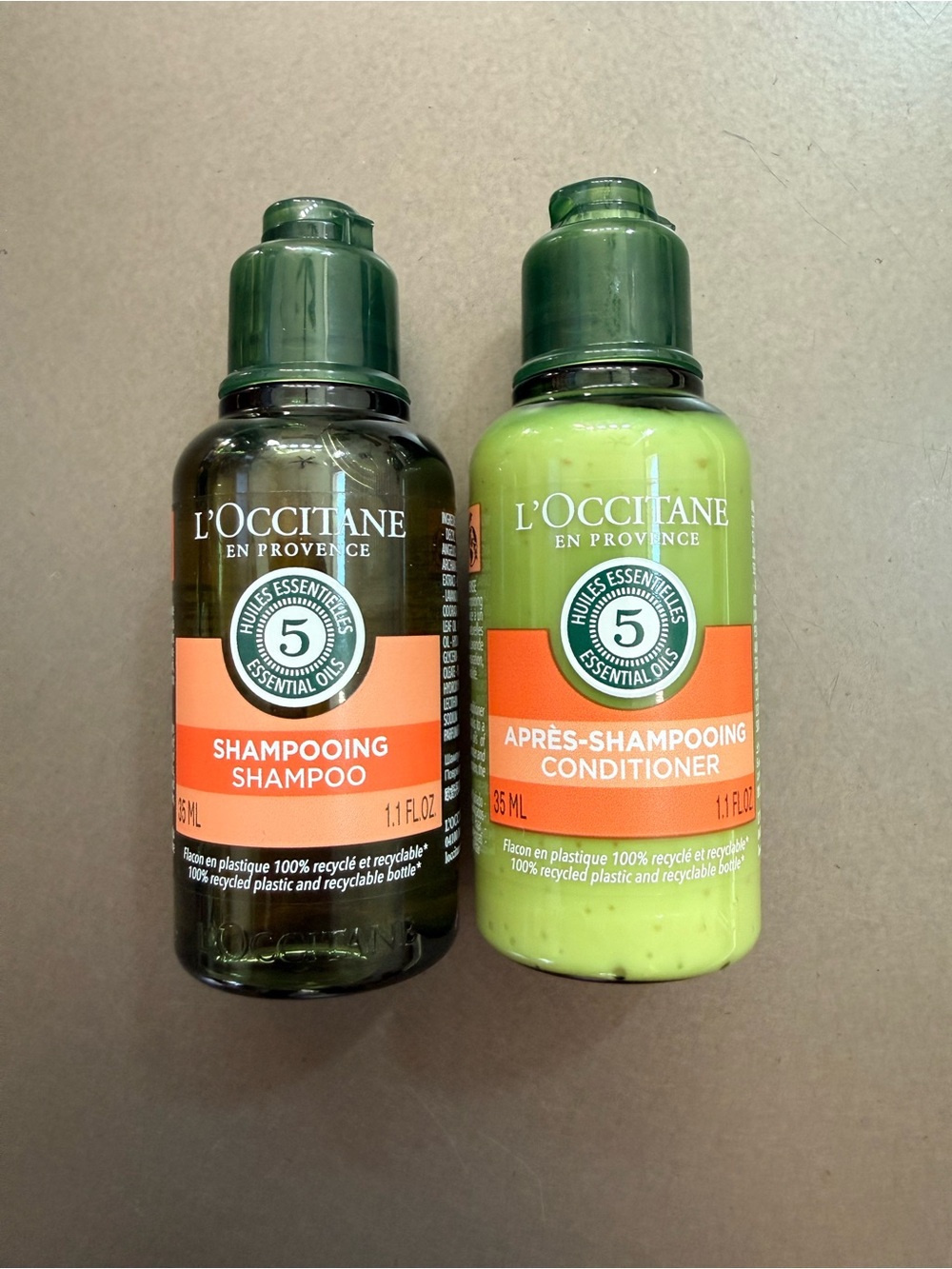 L'OCCITANE Shampoo & Conditioner Duo - Travel Sizes (1.1 fl oz)